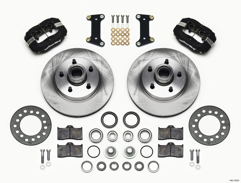 Wilwood Forged Dynalite Vorderes Kit 11,88 Zoll 1-teiliger Rotor&Hub Buick 1941-1956