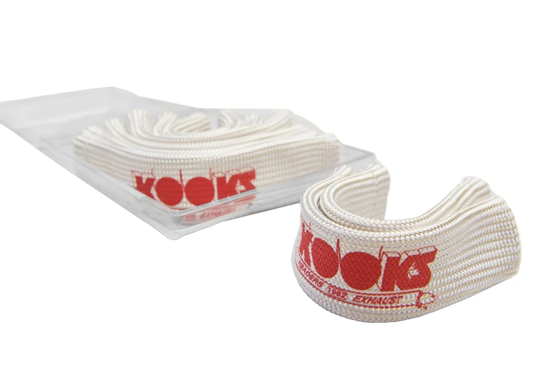 Kooks Universal Zündkerzen-Hülle Set - Natürlich mit rotem Logo (Satz von 8)