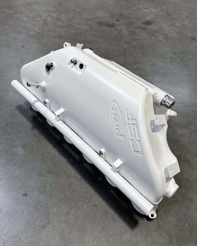 CSF BMW M2/M3/M4 S58 (G8X) Charge-Air Cooler Manifold - Brilliant Frozen White Metallic