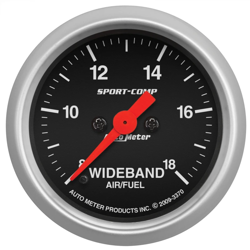 Autometer Sport-Comp 52mm Vollständiger Sweep Elektronischer Analoger Wideband Luft/Kraftstoff-Verhältnis-Messgerät
