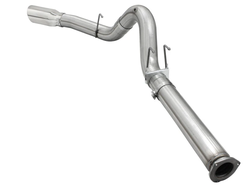 aFe MACHForce XP Auspuff 5 Zoll DPF-Back SS Auspuff 2015 Ford Turbo Diesel V8 6,7L Polierte Spitze