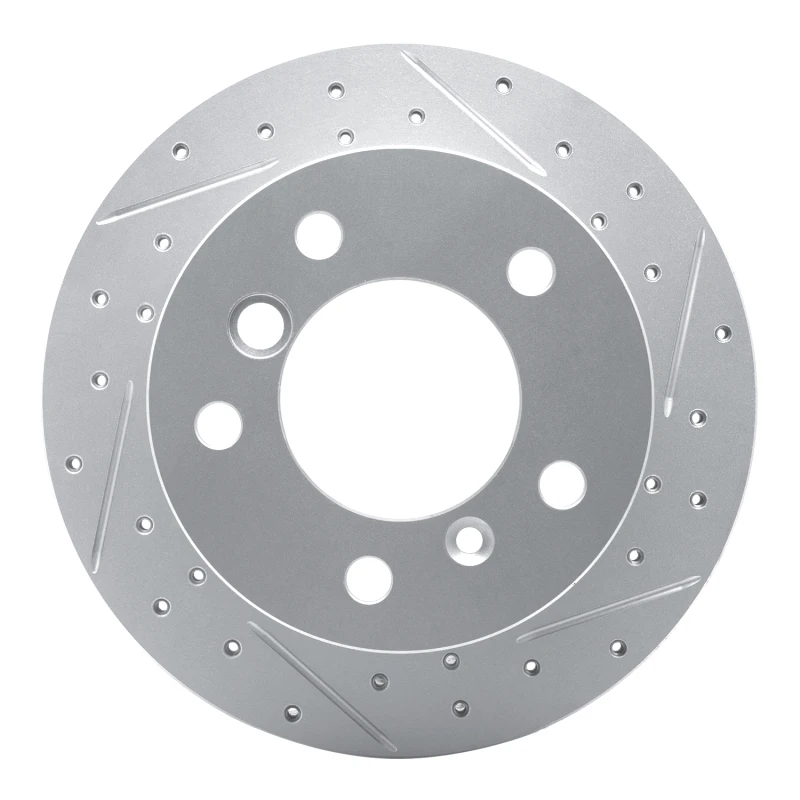 DFC 02-18 Dodge Sprinter 3500 Rear Right Drilled & Slotted Geoperformance Rotor