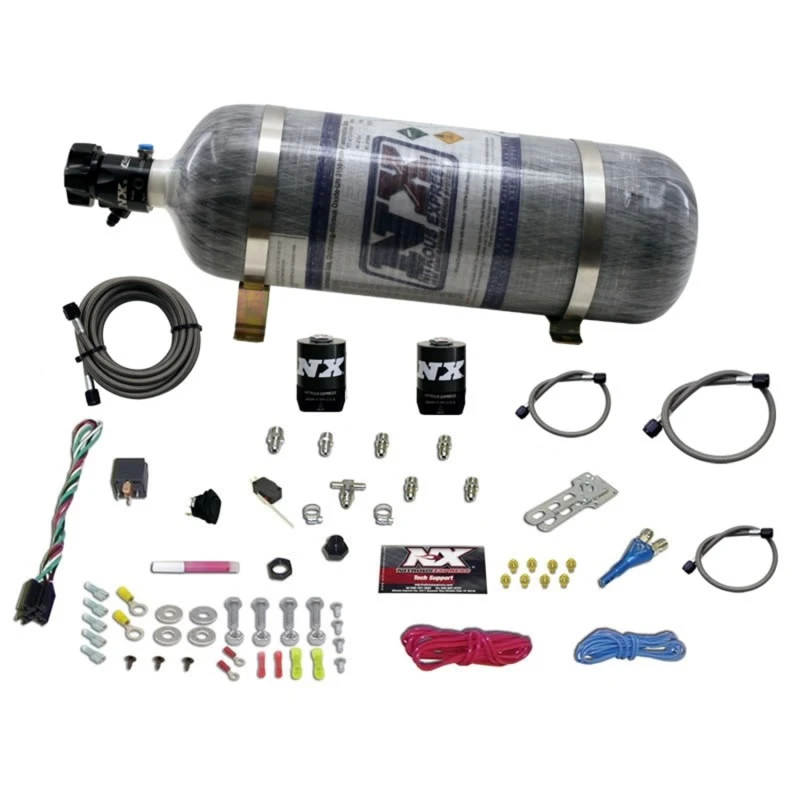 nitrous-express_20923-12-679430f95f278 Nitrous Express All Sport Compact EFI Single Nozzle Nitrous Kit w/Composite Bottle