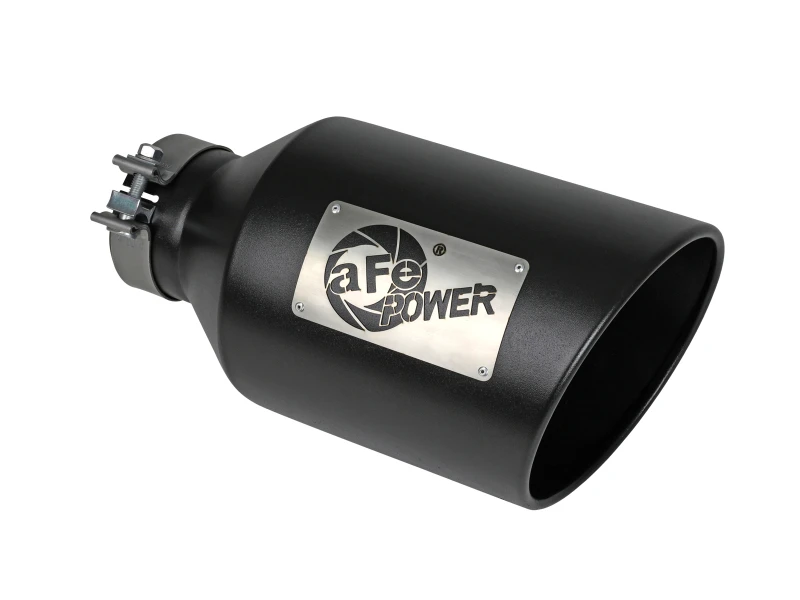 aFe Power MACH Force-Xp 409 Edelstahl-Klemm-Auspuff-Endrohr Schwarz
