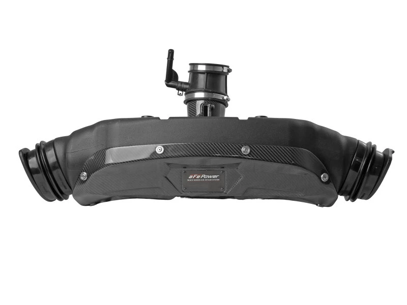 aFe 2020 Corvette C8 Black Series Carbon Fiber Kaltluft-Ansaugsystem mit Pro DRY S Filtern