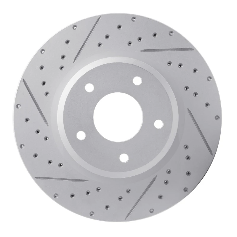 DFC 05-06 Pontiac Gto Front Right Drilled & Slotted Geoperformance Rotor