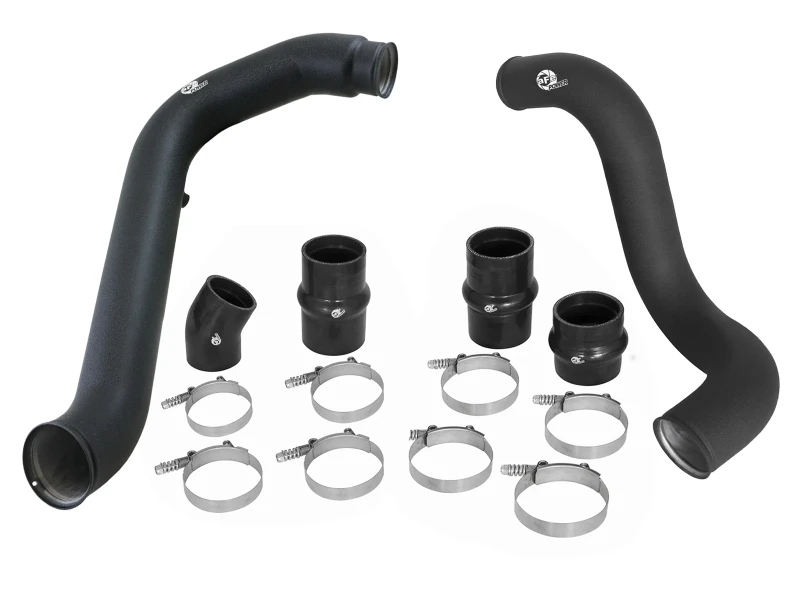 aFe Bladerunner 3 Zoll Intercooler Heiß- und Kaltseite-Rohre für 03-07 Ford Diesel Trucks V8-6.0L (td)
