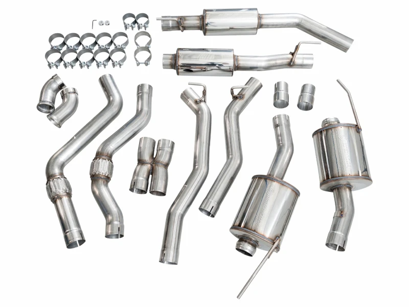 AWE Tuning 2021+ Ford Explorer Tremor 3.0TT 0FG Dual Rear Exit Exhaust w/ Bash Guard
