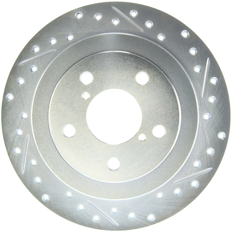 StopTech Select Sport Slotted and Drilled Left Rear Rotor for 98-08 Subaru Forester