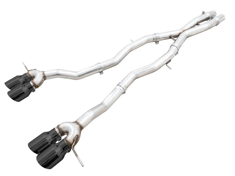 AWE Track Edition Catback Auspuff für BMW G8X M3/M4 - Diamant-Schwarz Spitzen