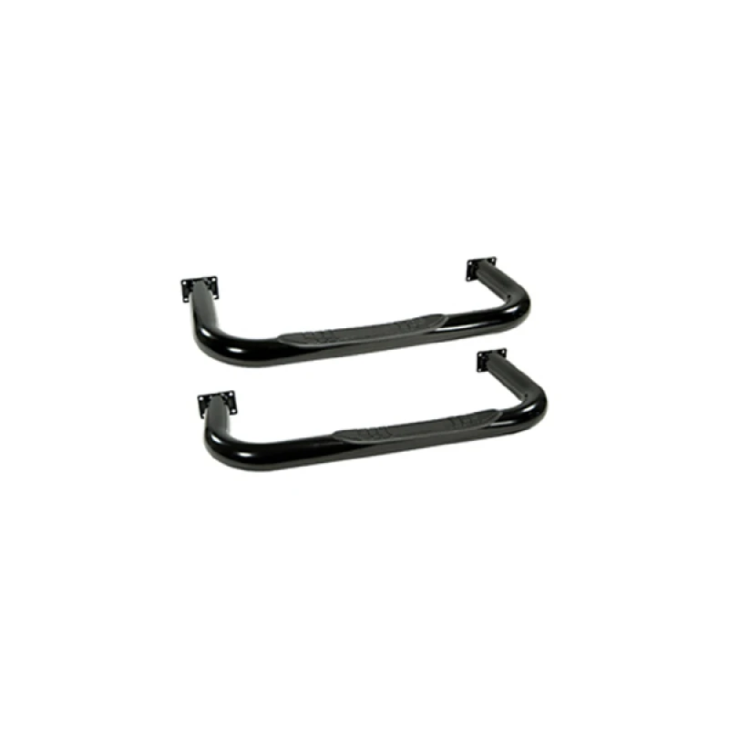 Rugged Ridge 3 Zoll Runde Rohr-Seitenstufen Schwarz 76-83 CJ5