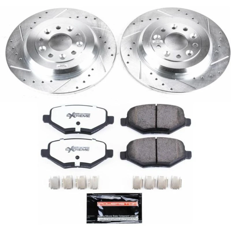 powerstop_K4744-36-6794580340f6e Power Stop 11-15 Ford Edge Rear Z36 Truck & Tow Brake Kit