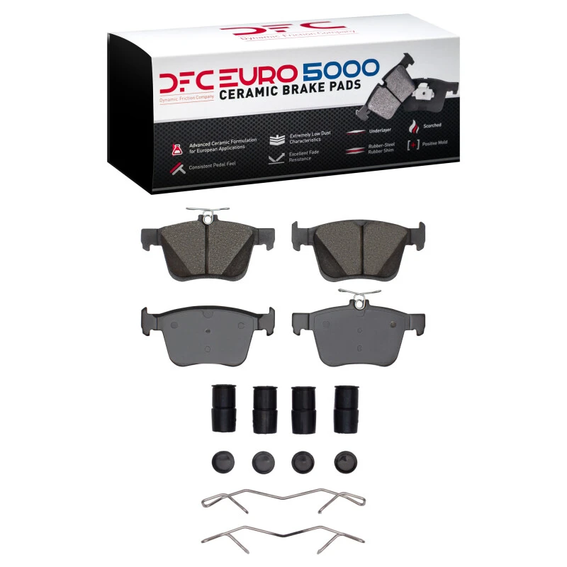 DFC 13-23 Audi S3 (Mexico) Rear Euro 5000 Ceramic Brake Pads and Hardware Kit