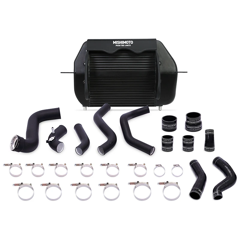 Mishimoto 2011-2014 Ford F-150 EcoBoost Schwarz Intercooler mit schwarzen Rohren