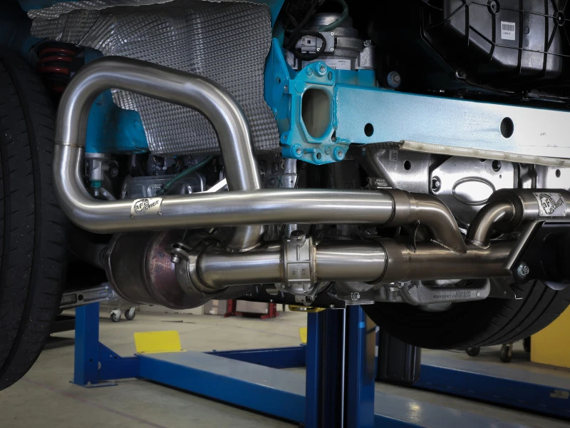 aFe 14-19 Porsche 911 H6-3.8/4.0L GT3 MACH Force-Xp 304 Edelstahl Primär-Muffler-Delete-Rohr