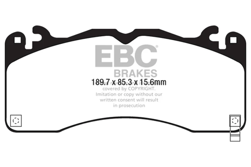 EBC 15-23 Ford Mustang 5.0L (Gen 6) Redstuff Front Brake Pads