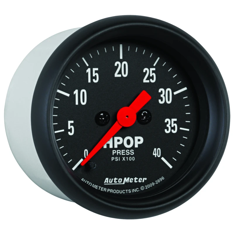 Autometer Z-Serie 2-1/16in 4K PSI Hochdruck-Ölpumpenmanometer mit digitalem Schrittmotor