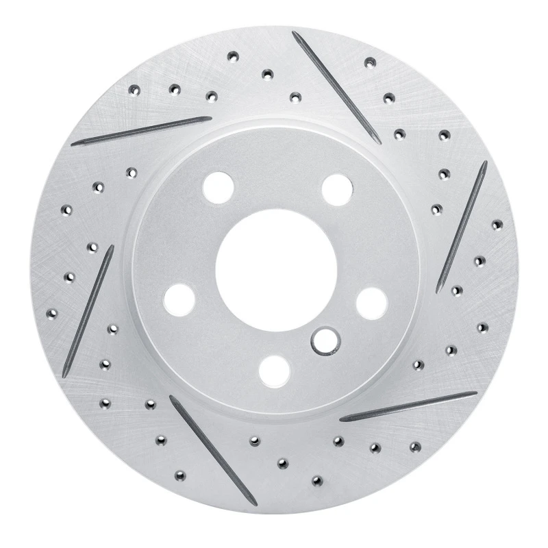 DFC 14-21 BMW I3 Front Right Drilled & Slotted Geoperformance Rotor