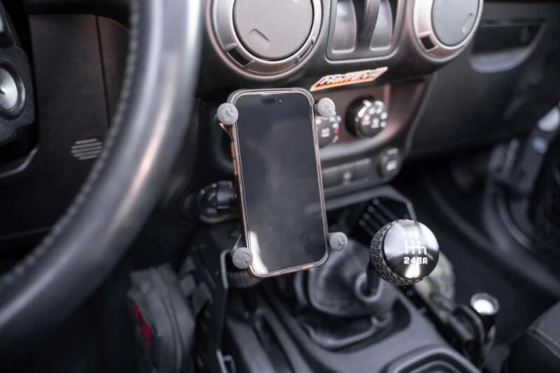 DV8 07-18 Jeep Wrangler JK Center Console Molle Panels & Device Bridge