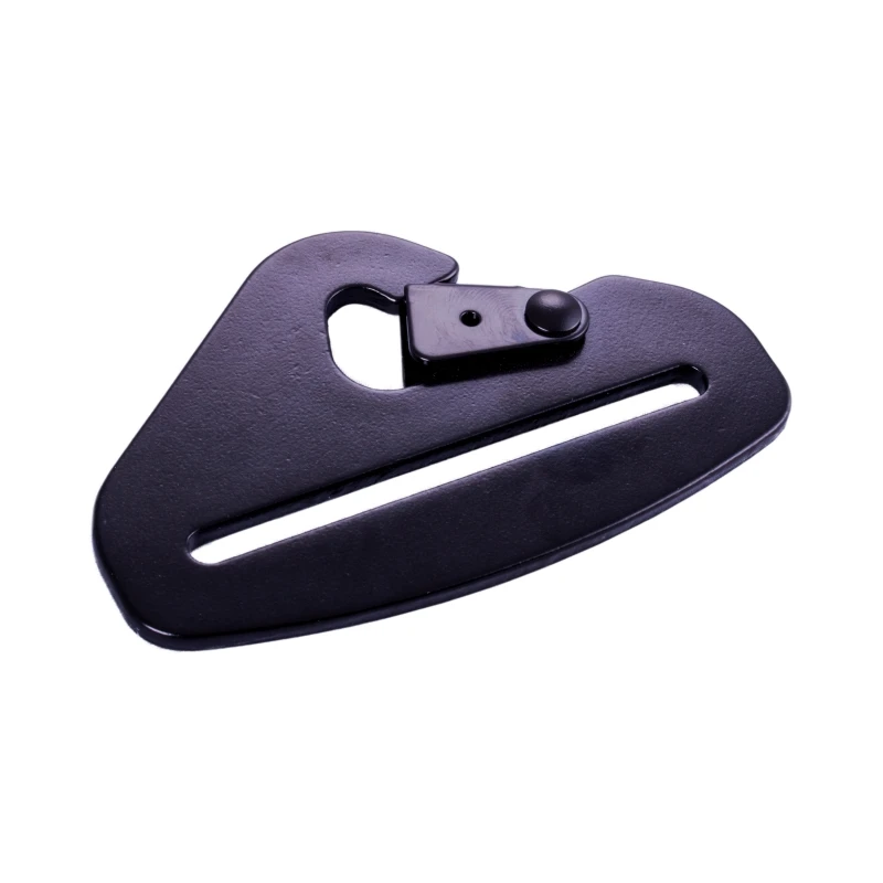 RaceQuip Schnellverschluss-Haken-Ende Gurtmontage-Hardware / Passt 3 Zoll-Gurte / Geschmiedeter Stahl - Schwarz
