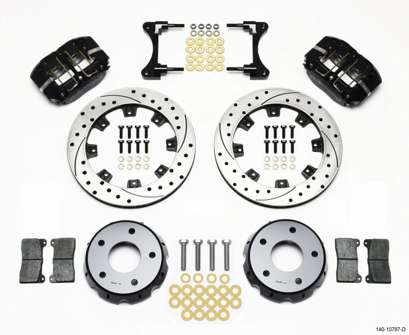Wilwood Dynapro Radialer Front Drag Kit 11,75 Zoll Ventiliert Gebohrt 98-02 Camaro/Firebird