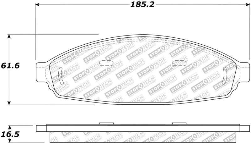 StopTech Street Select Brake Pads - Front