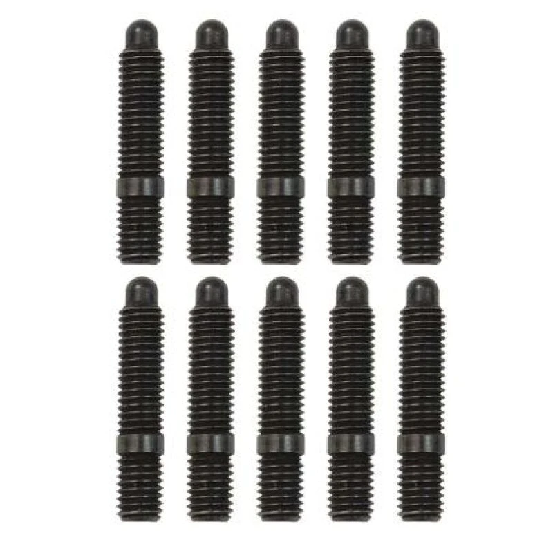 Moroso Bullet Nose Black OX Studs - M8 X 1.25 X 41mm (10 Pack)