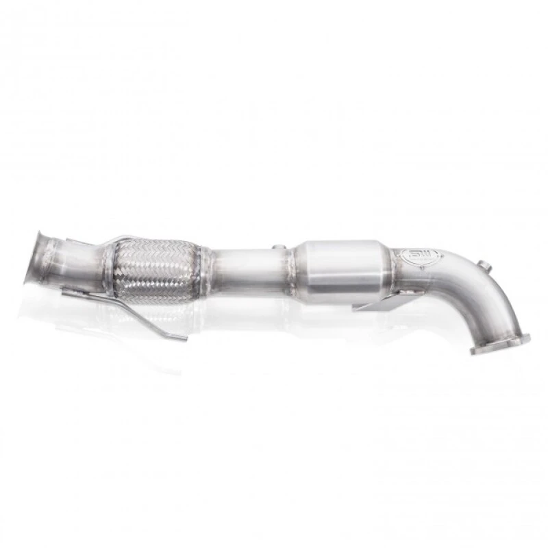 Stainless Works 2016-18 Ford Focus RS 3-Zoll-Hochleistungs-Kat-Downpipe-Factory-Anschluss
