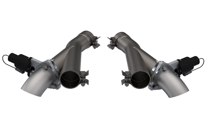 QTP 2018+ Jeep Grand Cherokee Trackhawk 2.75in 304SS Aggressor Cutout Dual Mid Pipes