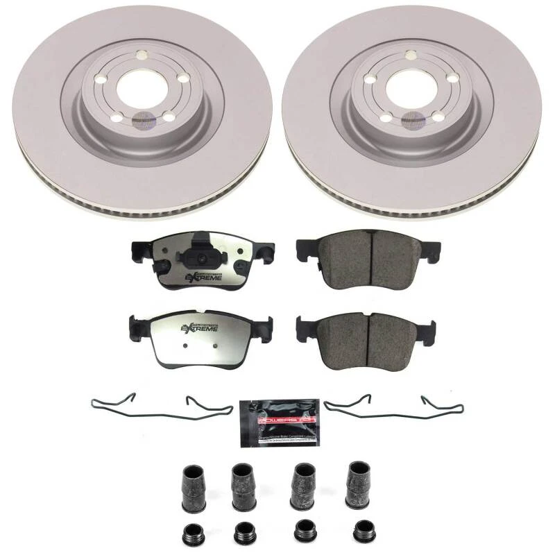 Power Stop 22-26 Ford Maverick Front Z36 Coated Truck & Tow Brake Kit