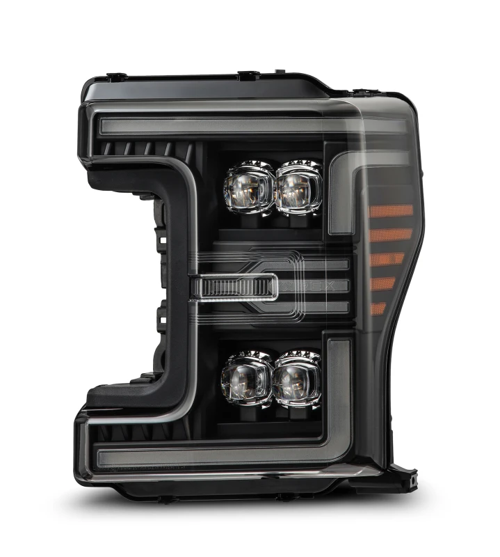 AlphaRex NOVA-Series LED Projector Headlights Alpha-Black for 17-19 Ford F-250/350/450 Super Duty