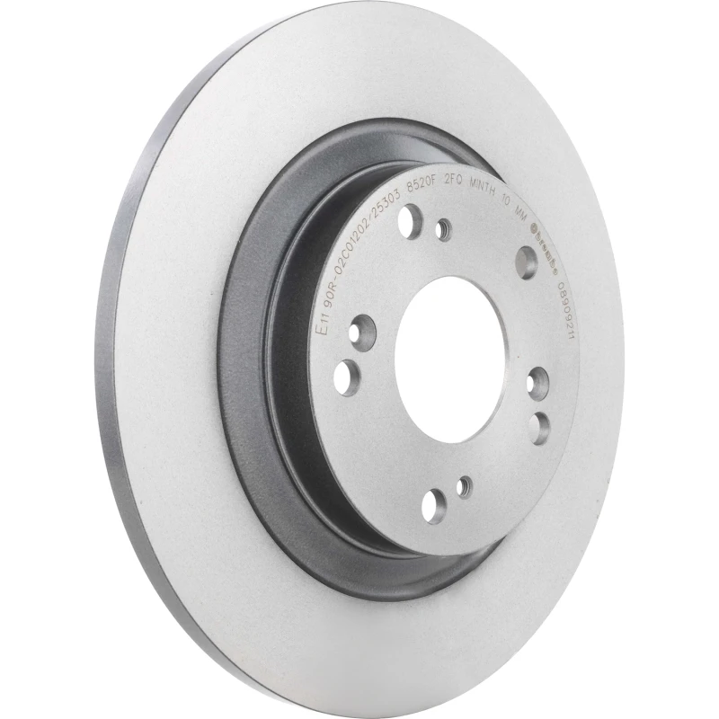 Brembo 15-18 Porsche Macan Front Grooved UV Coated Rotor