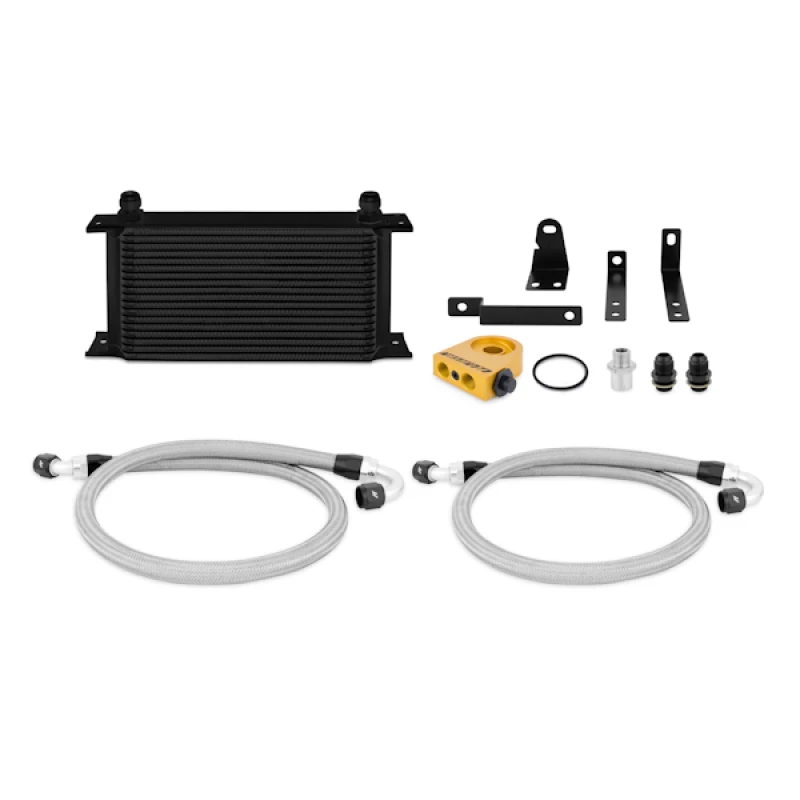 Mishimoto 00-09 Honda S2000 Thermostatisches Öl-Kühler-Kit - Schwarz