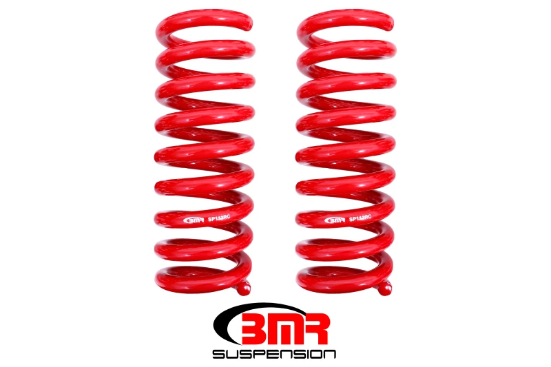 bmr-suspension_SP112R-67930563d9de8 BMR 08-18 Dodge Challenger Heck-Federung Federn 1,25 Zoll Absenkung Performance-Version - Rot