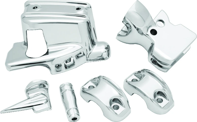 Kuryakyn Chromed Bedienelement Dress-Up Kit für Harley-Davidson