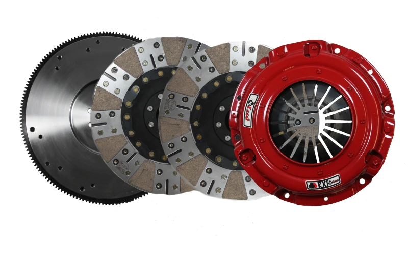 McLeod RXT HD Zwillings-GM-LS 1-1/8 x 26 Modulares Assy 0 Bal w/ 168T Stahl 6-Bolt Schwungrad