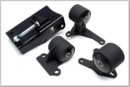 Innovative 94-01 Integra H-Series Black Steel Mounts 60A Bushings
