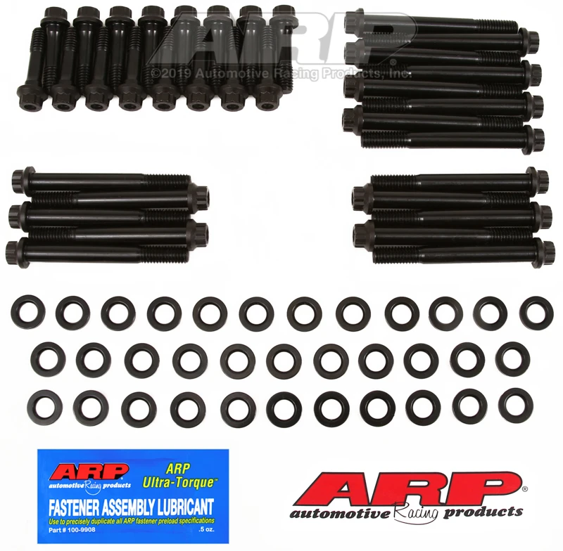 ARP Zylinderkopfschrauben Kit für Small Block Chevy mit Olds 14° 12-Punkt Kopf