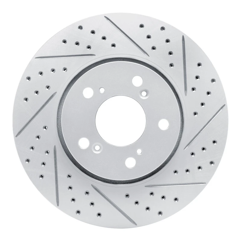 DFC 14-20 Acura Rlx Front Right Drilled & Slotted Geoperformance Rotor