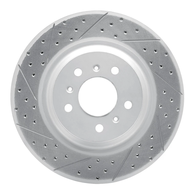 DFC 06-16 Buick Lucerne Front Left Drilled & Slotted Geoperformance Rotor
