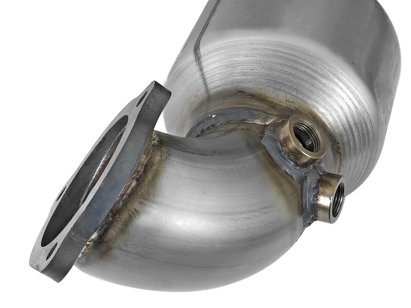 aFe Power Twisted Steel SS304 Downpipe 2,5 Zoll mit Kat 17-18 Hyundai Elantra L4-1,6L (t)