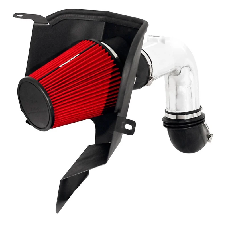Spectre 03-07 Dodge RAM L6-5,9L DSL Luftansaugkit - Poliert mit rotem Filter