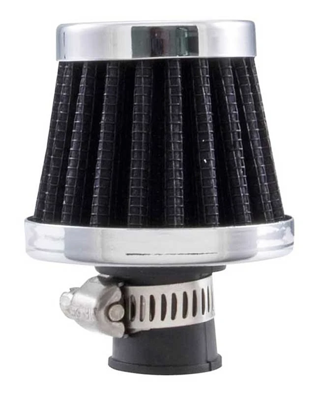 Spectre Entlüftungsfilter 10mm Flansch / 2 Zoll Außendurchmesser / 1-3/4 Zoll Höhe - Schwarz