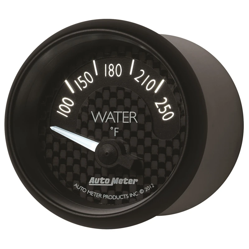 Autometer GT-Serie 52mm Kurzer Durchlauf Elektronische 100-250 Grad F Wasser-Temperatur