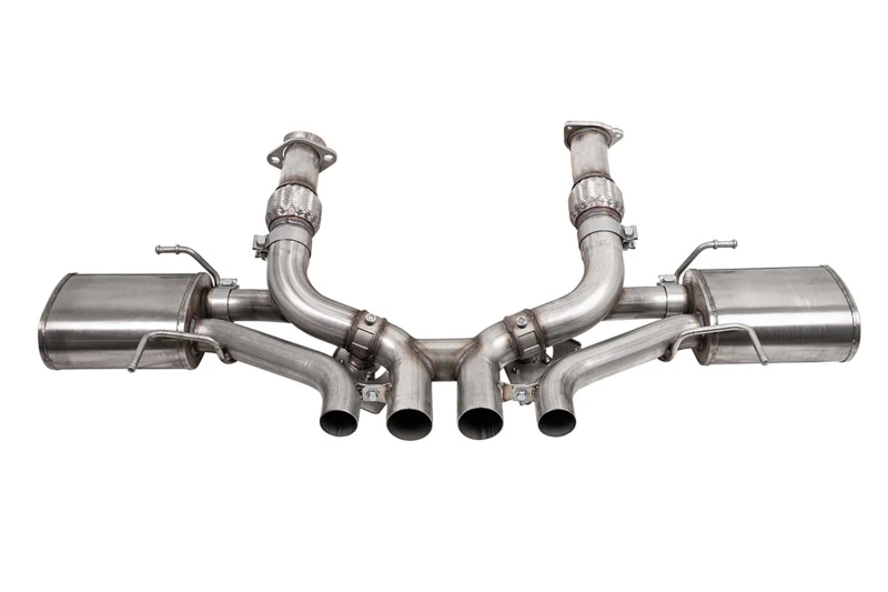 Corsa 23-24 Chevrolet Corvette C8 Z06 3-Zoll-Valved-Cat-Back-Abgasanlage (verwendet serienmäßige Endrohre)