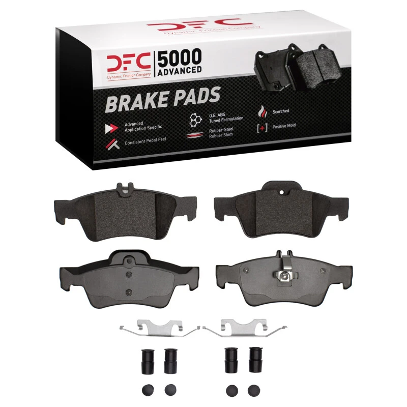 DFC 09-18 Mercedes-Benz SL550 Rear 5000 Advanced Ceramic Brake Pads and Hardware Kit