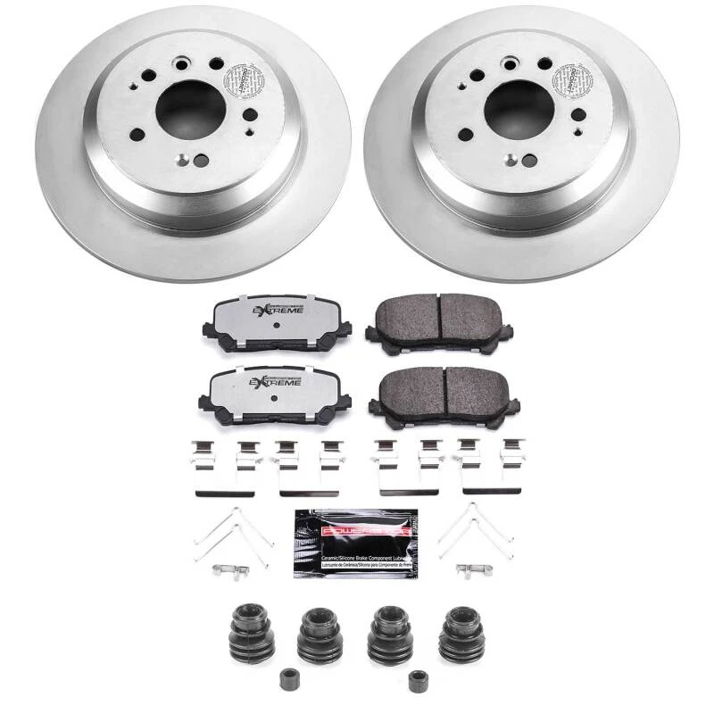 Power Stop 19-25 Honda Passport Rear Z36 Coated Truck & Tow Brake Kit