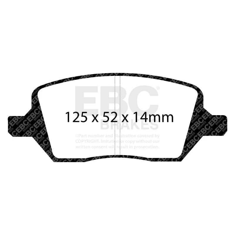 EBC 04-05 Buick Terraza 3.5 FWD Greenstuff Rear Brake Pads