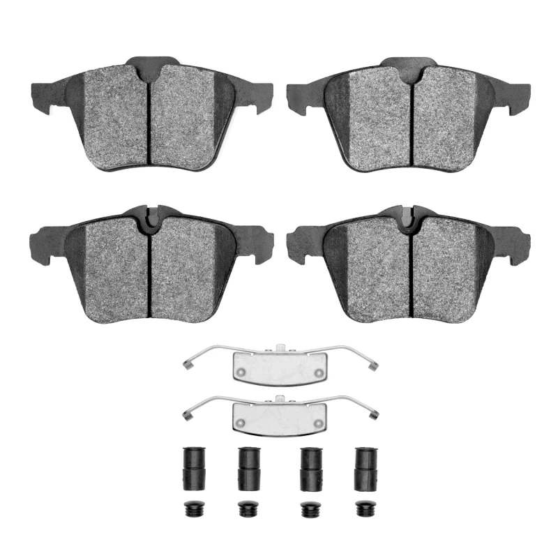 DFC 07-18 Jaguar XF Front Euro 5000 Ceramic Brake Pads and Hardware Kit
