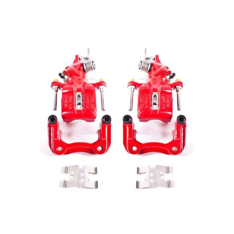 Power Stop 04-08 Acura TSX Rear Red Calipers w/Brackets - Pair